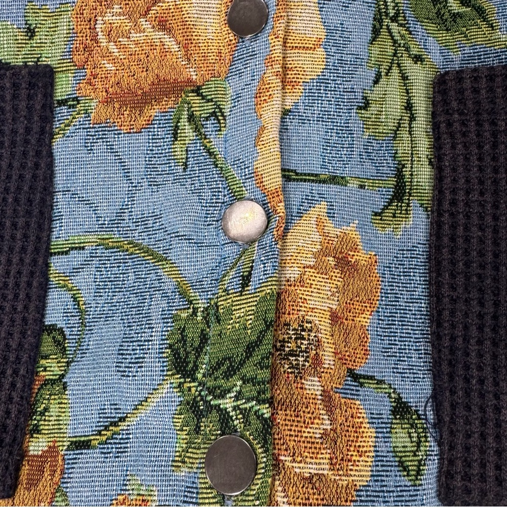 POL Floral Patchwork Utility Jacket - image 6